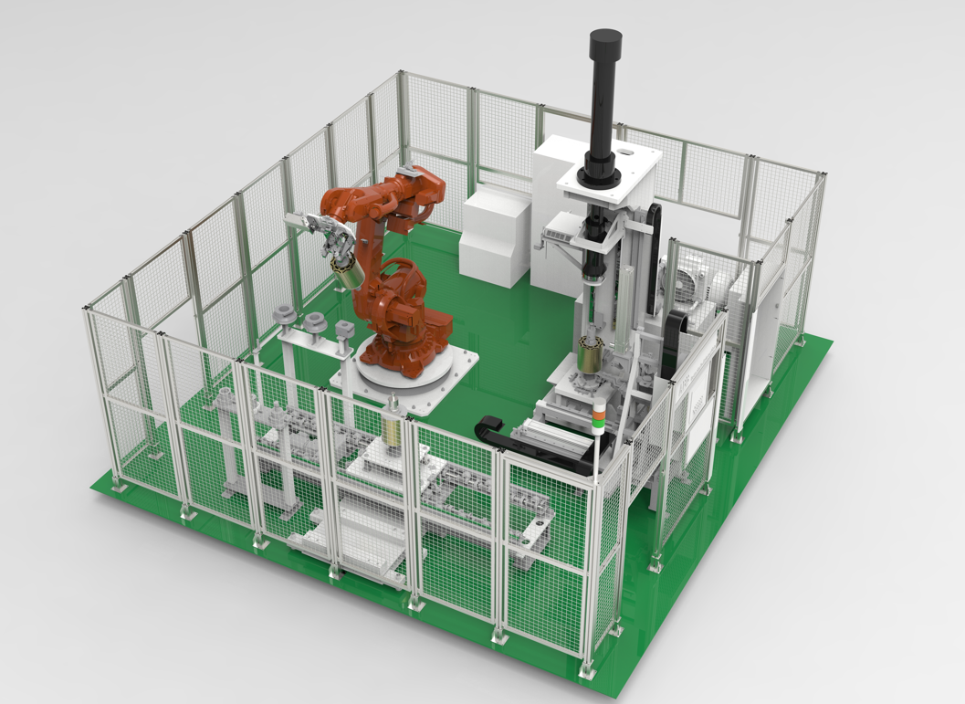 新能源電機轉子鐵芯全自動壓裝系統